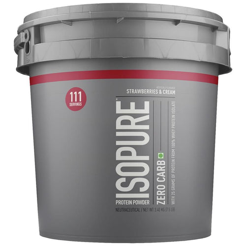 Isopure Zero Carb 100% Whey Protein Isolate Powder - 7.5 lbs, 3.4 kg