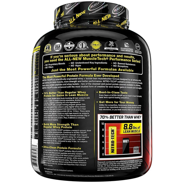 Muscletech Nitro tech Whey ISOLATE Beast Fit Nutrition